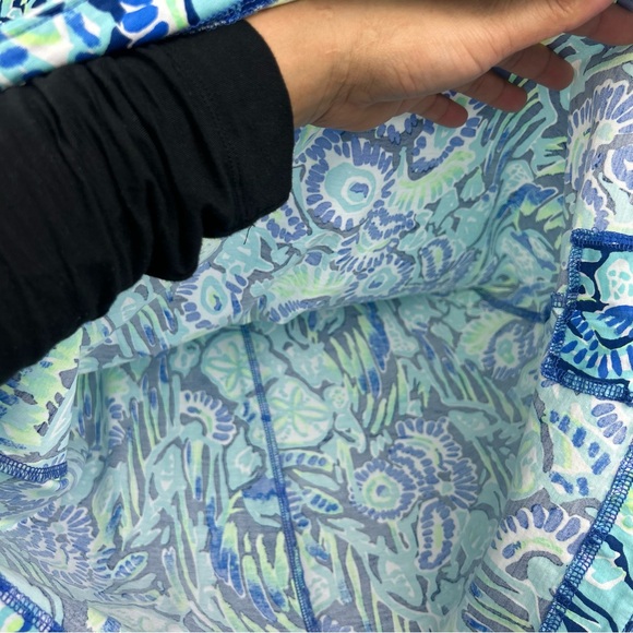 Lilly Pulitzer pima cotton 3/4 sleeve Marlowe dress Women's size S indigo sunset - Picture 12 of 14